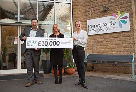 £10,000 for Pendleside Hospice